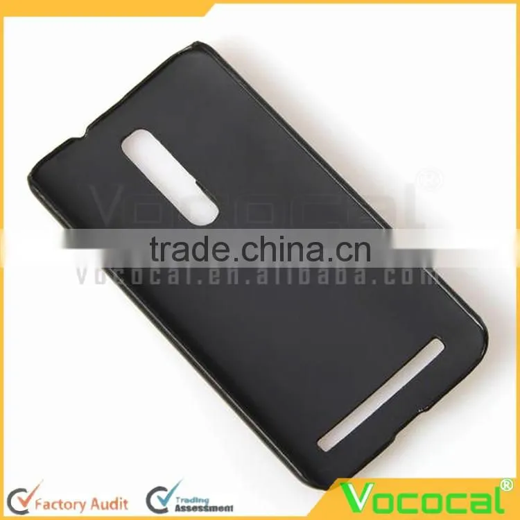 Lichee Pattern Stand Case for 5.5 Inch ASUS Zenfone 2 ZE551ML Black