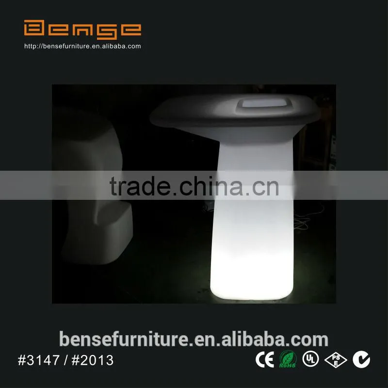 nightclub cocktail high led table wholesale plastic lighting furniture