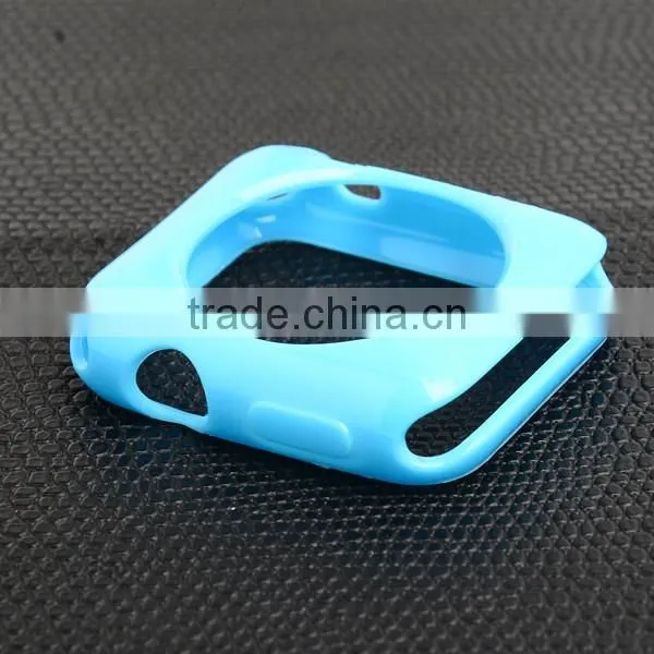 Ultra thin transparent soft TPU case for apple watch accessories rugged cases