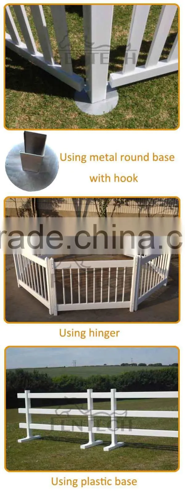 High Quality Durable Galvanized Steel Fence Post for PVC/Vinly/Plastic fence
