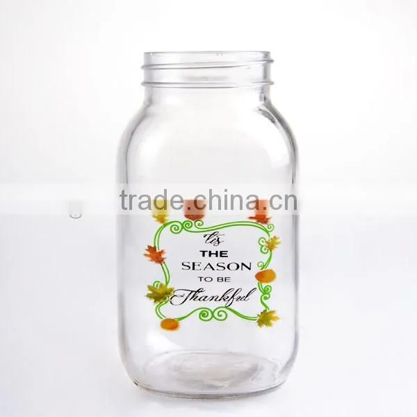 cheap 900ml candy jar empty bottle jar glass vase