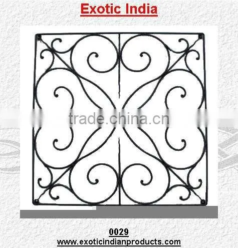 Wrought Iron Wall hanging, Metall Wall Accent, Wall decorative Item