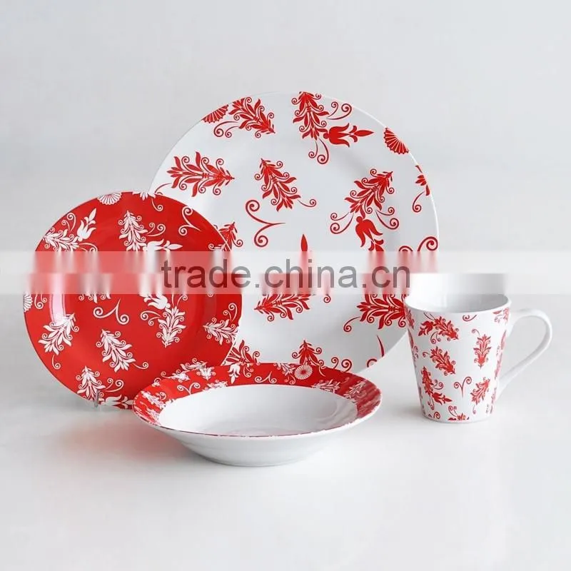 8pcs porcelain dinnerware set,set of 8pcs dinner set,white porcelain dinnerware set