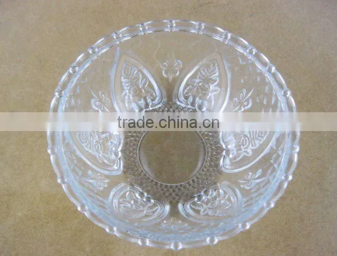 glass bowl/hand blown glass fish bowl