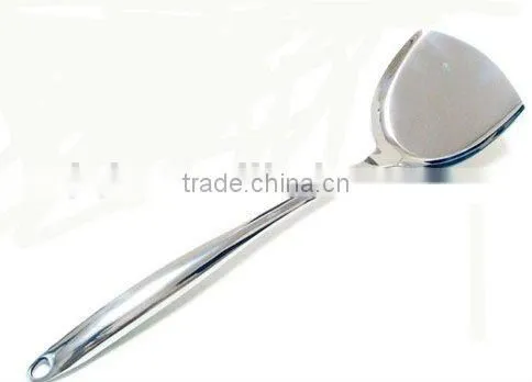 Stainless Steel Solid Turner Kitchen Utensils with SGS Silicone Coated