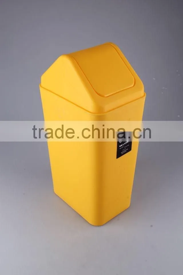 Plastic Trash Can Household Garbage Can/Rubbish Bin
