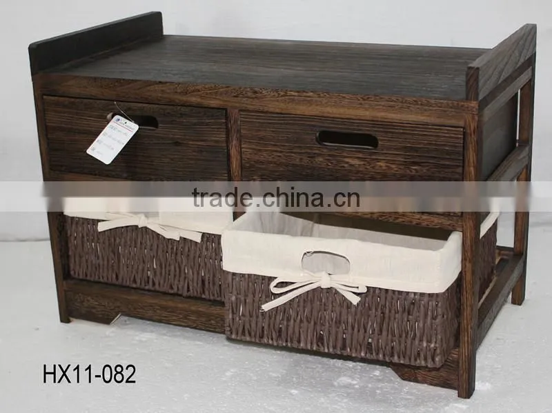 Comoda Banco Asiento para Vestibulo Pasillo Bano Dormitorio Blanco Nuevo
