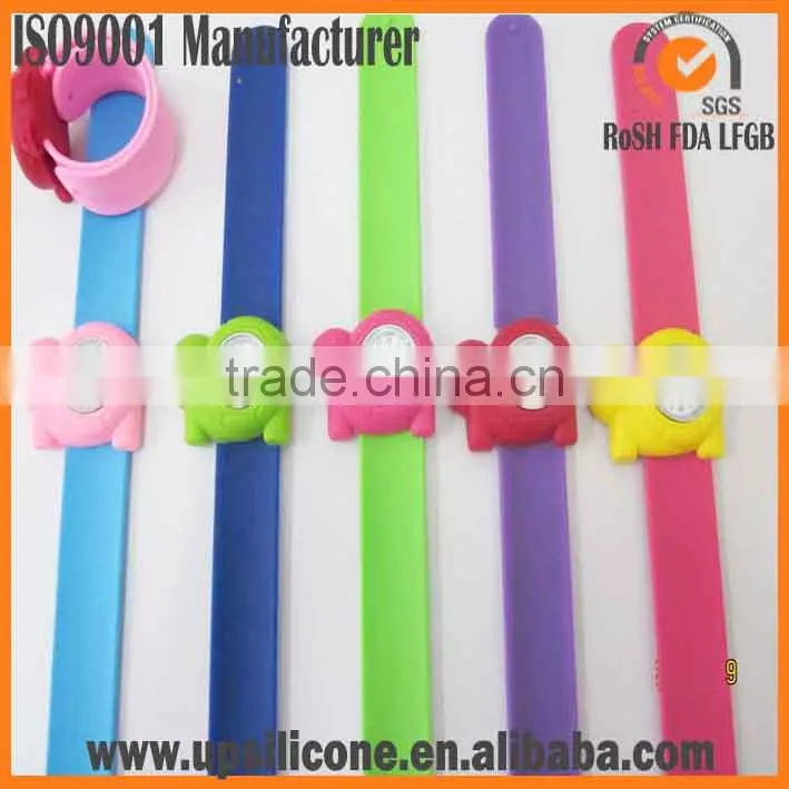 silicone slap heart rate watch