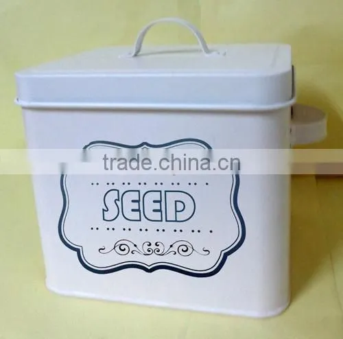 new tin storage container garden composter