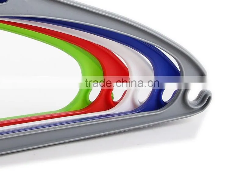 Colorful good quality plastic shop clothes hanger stand, coat hanger stand, bedroom clothes hanger stand