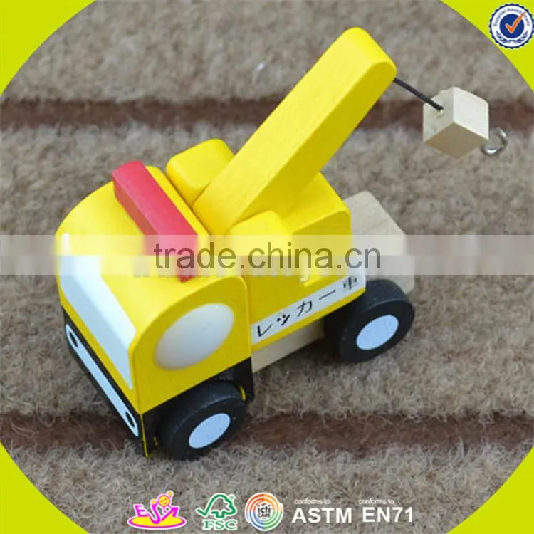 Wholesale cheap baby wooden open car toy cool kids mini wooden open car toy W04A028