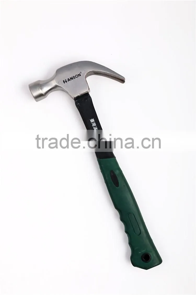 Claw Hammer Nail Hammer with Fiberglass Handle