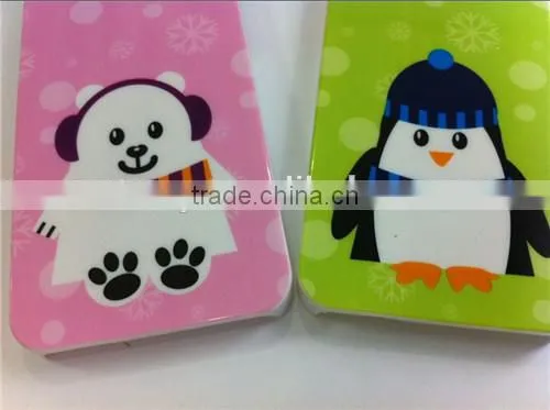 Christmas 3D mobile phone cover case for iphone 4,5