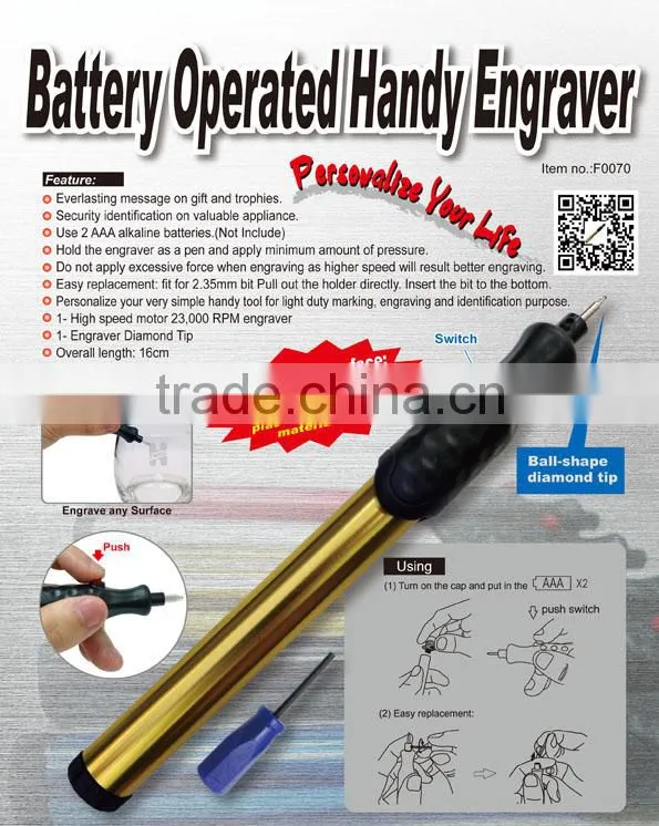 Battery Operated Handy Engraver