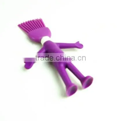 32092 Figure shape Kitchen Tools Short brush Nylon And Silicone Material