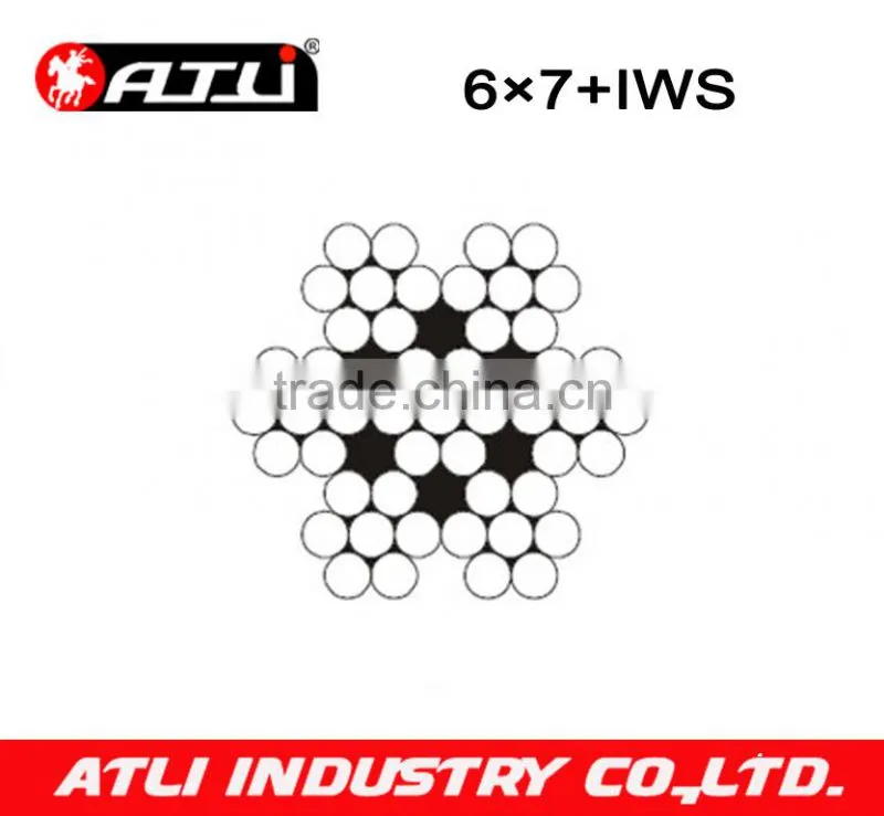 6*7 IWS Ungalvanized and Galvanized Steel Wire Rope