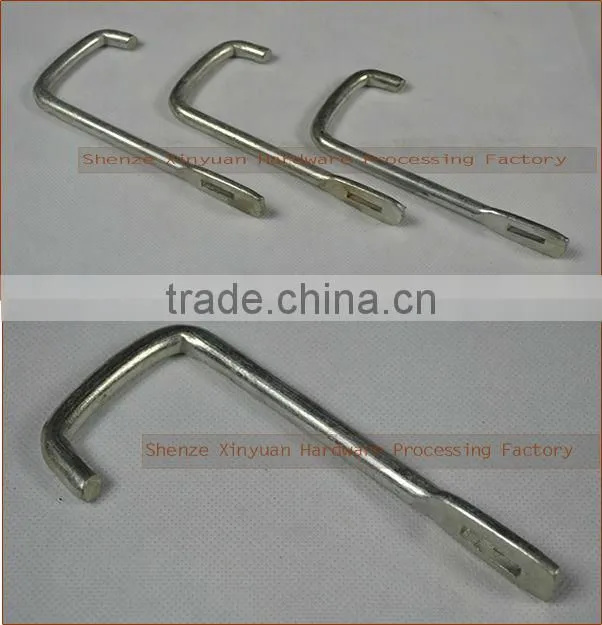 L galvanized large hook
