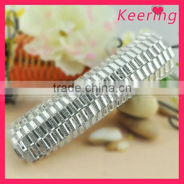 new arrive rhinestone mesh trimming iron on mesh WRT-004