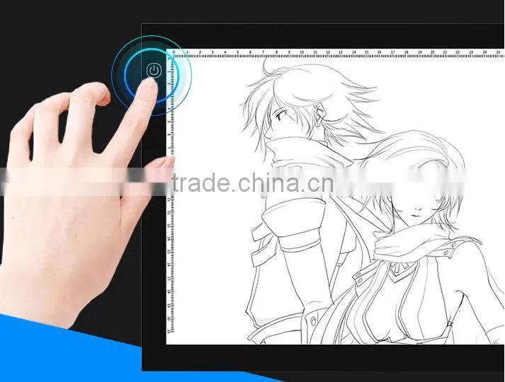 HUION A4 acrylic led light copy board tracer for artist and kids