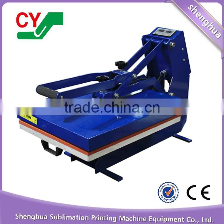 CE SGS semi-automatic high printing pressure heat press machine t-shirt