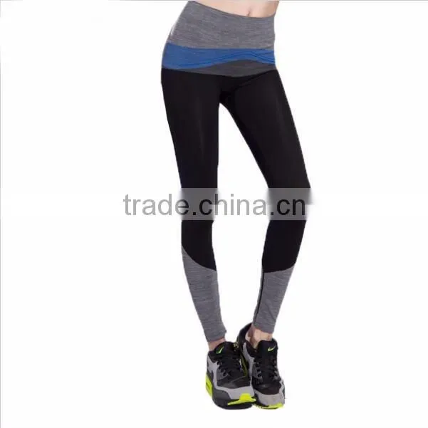 New arrival good quality nylon spandex womens pants, high elastic running leggings, women yoga pants
