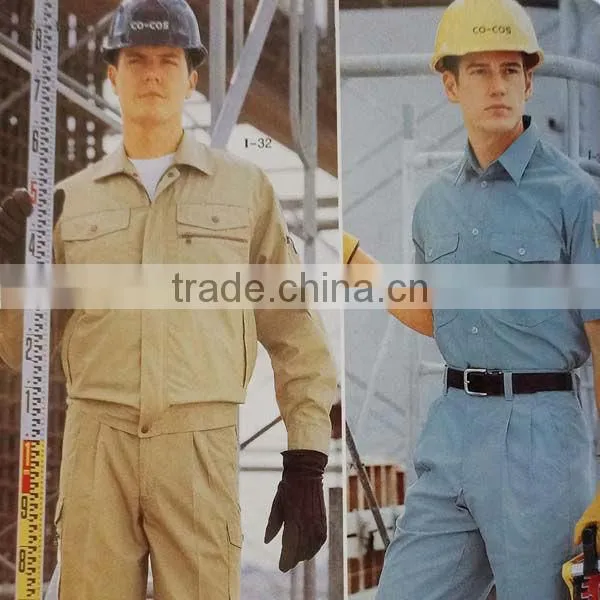 100%cotton work garment OEM MANUFACTURER made in China