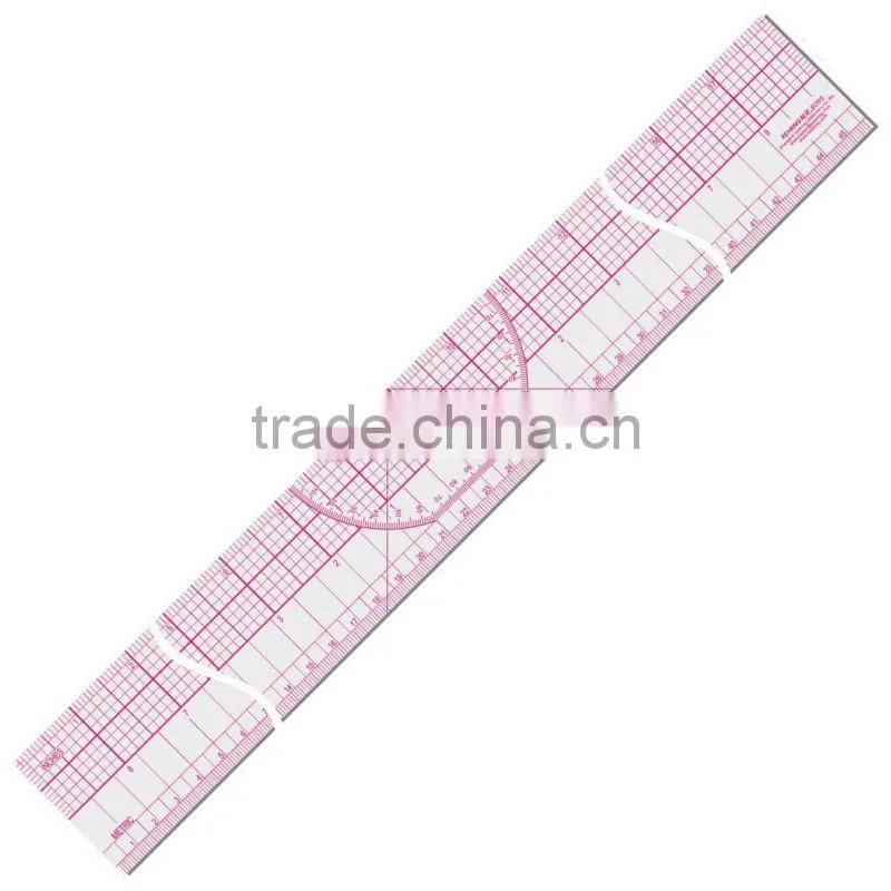 Kearing brand straight 45cm Sewing pattern drawing template in sandwich printing #8095