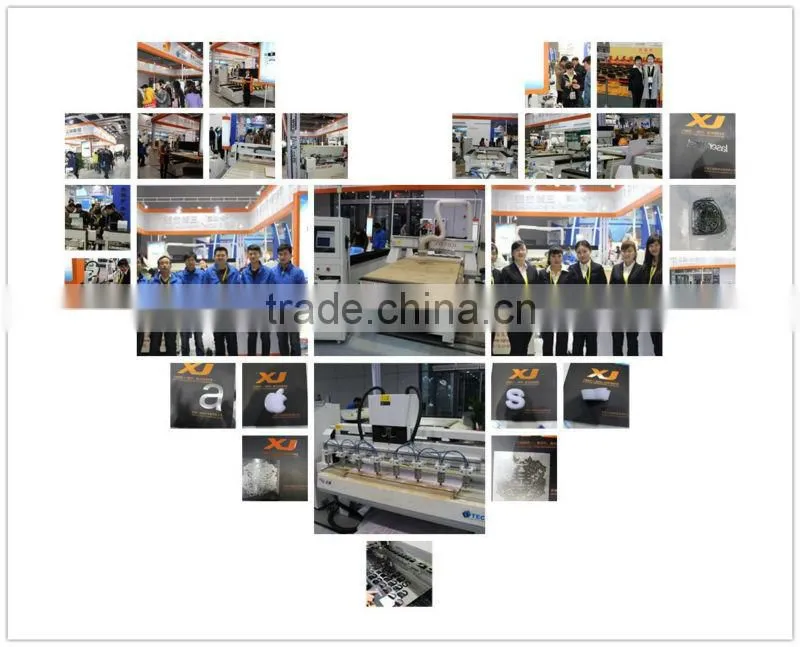1300*2500*200mm ATC with 6 tools change wood stair woodworking cnc router