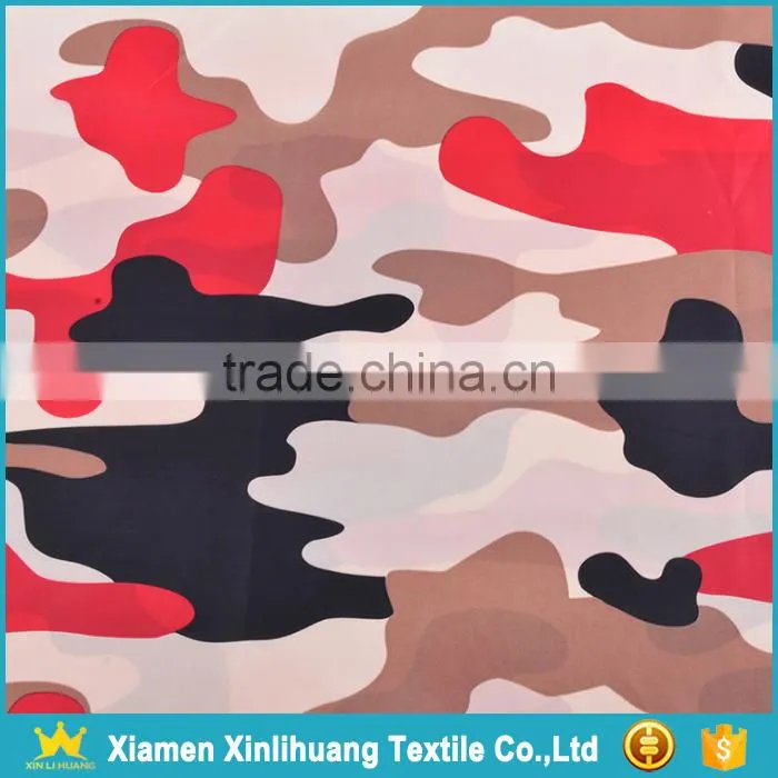 Custom Printed 210T Waterproof 100% Polyester Taffeta Fabric for Lining