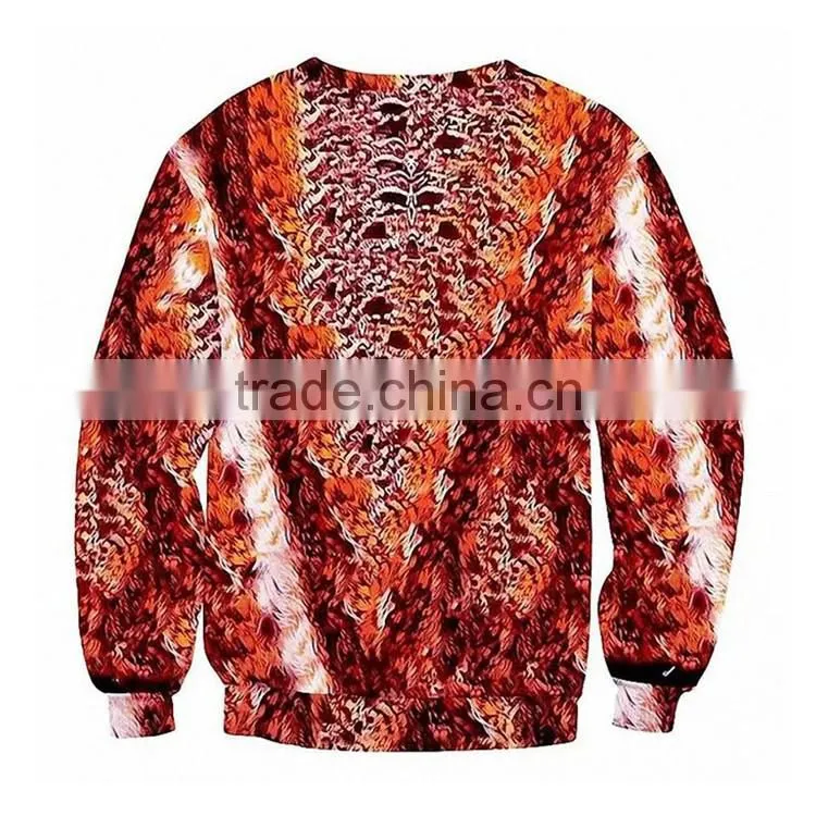China Manufacturer Printing Fleece Wholesale Crewneck Custom Sweatshirt Men