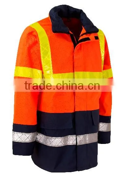 Multi-color fire resistant suit with 3M FR reflective tape