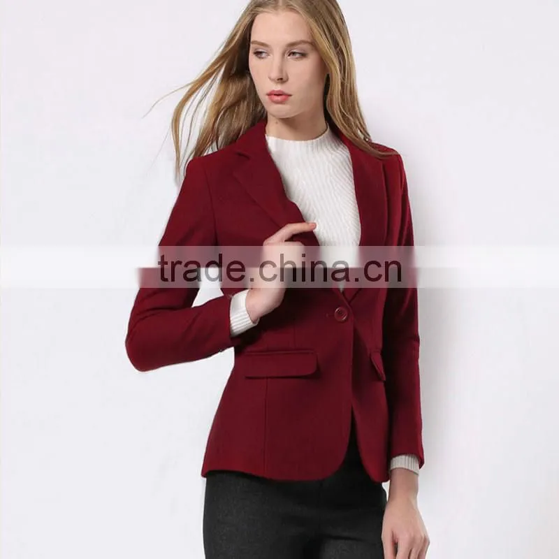 2016 fashion fomal winter office women jacket for wholesale