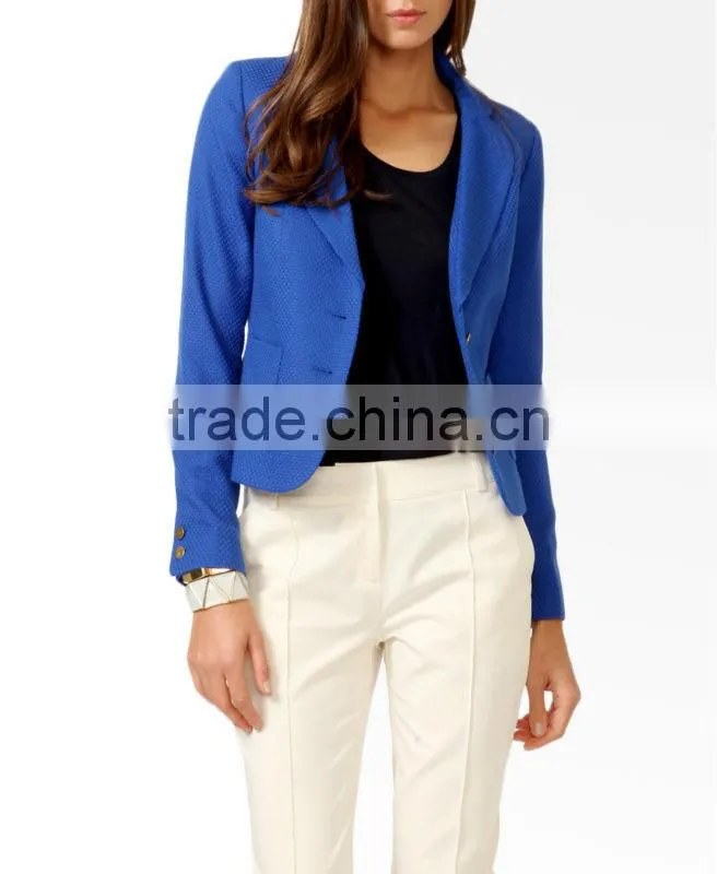 Essential Jacquard Lady Woven Blazer