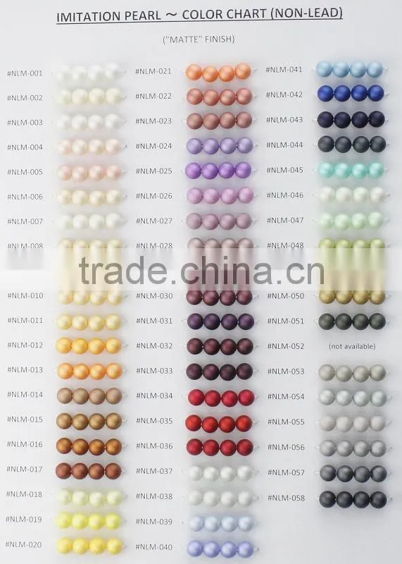 Various types of colorful imitation pearl for imitation pearl bracelet