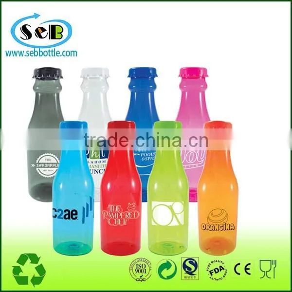 Fashion Portable Clear Water Bottle, Sport Plastic Fruit Juice Water Cup 500ML