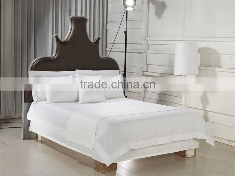 Customized professional hotel textile bed linen bedsheet duvet cover high quality
