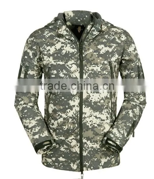 2017 Hot Sale Camo Wholesale Softshell Jacket