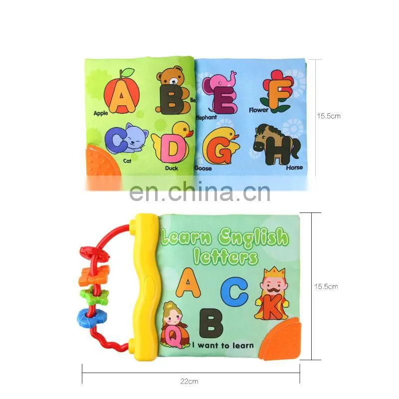 2017 New Toys for Toddler Cloth Book, Educational Fabric Baby Soft Cloth Book
