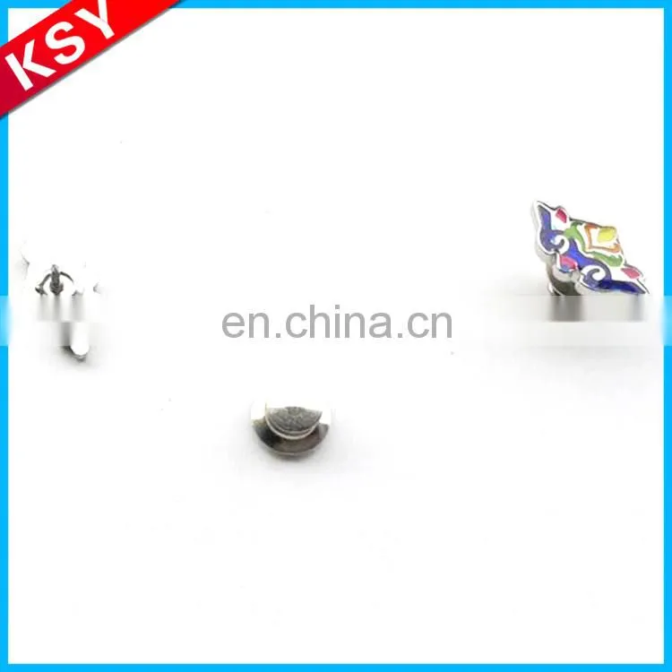 Popular Large Supply Metal Round Funny Jewelry Pins Lapel Badge