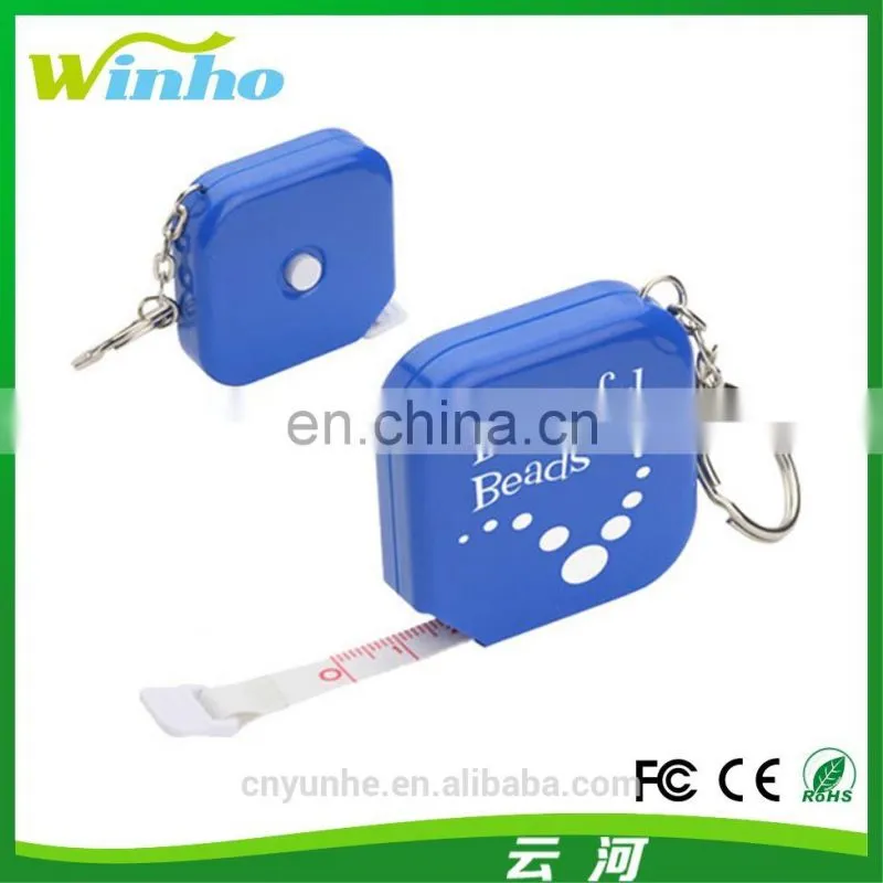 Winho square printable Measuring Tape Keychain