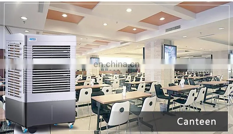 Hot sale small air cooler remote control timing fan portable evaporative water coolers