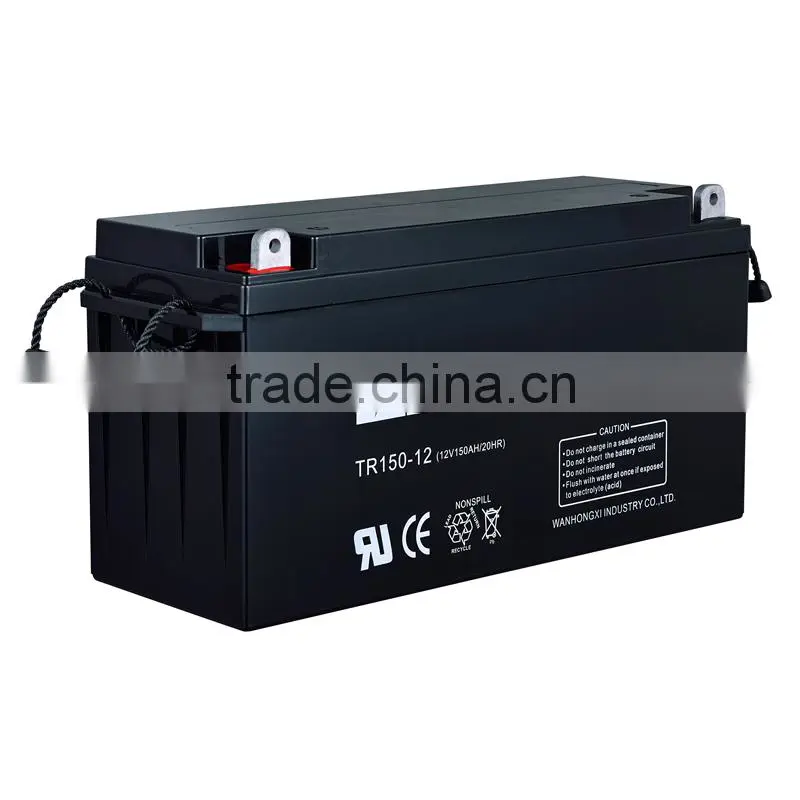 Manufacture MF 12v lead acid battery 12v 150Ah AGM battery