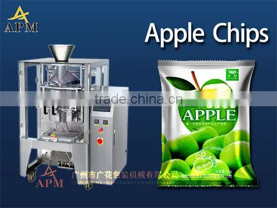Apple chips/apple crisp/dry fruit packing machine