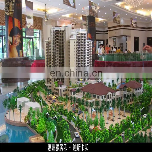 Architecture 3d rendering & visualization model for interior house plan layout