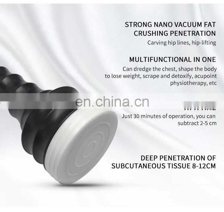 Microwave RF Vacuum Shaping Instrument Body Fat Crushing Weight Loss Negative Pressure Physiotherapy Massage Slimming Machine