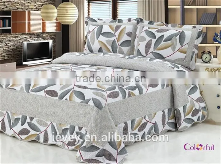 good quality best price reactive printed cotton stripe cheap chinese wholesale bedspreads