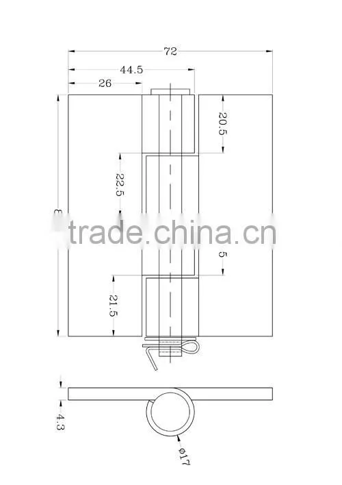 01513 hinges trailer body parts