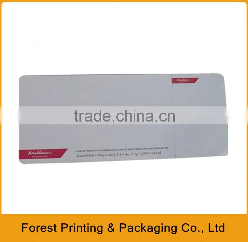 Airline ticket booking,paper boarding pass wholesale