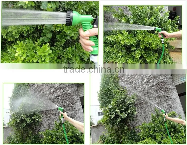 Expands 3X length expandable garden hose for the gardener