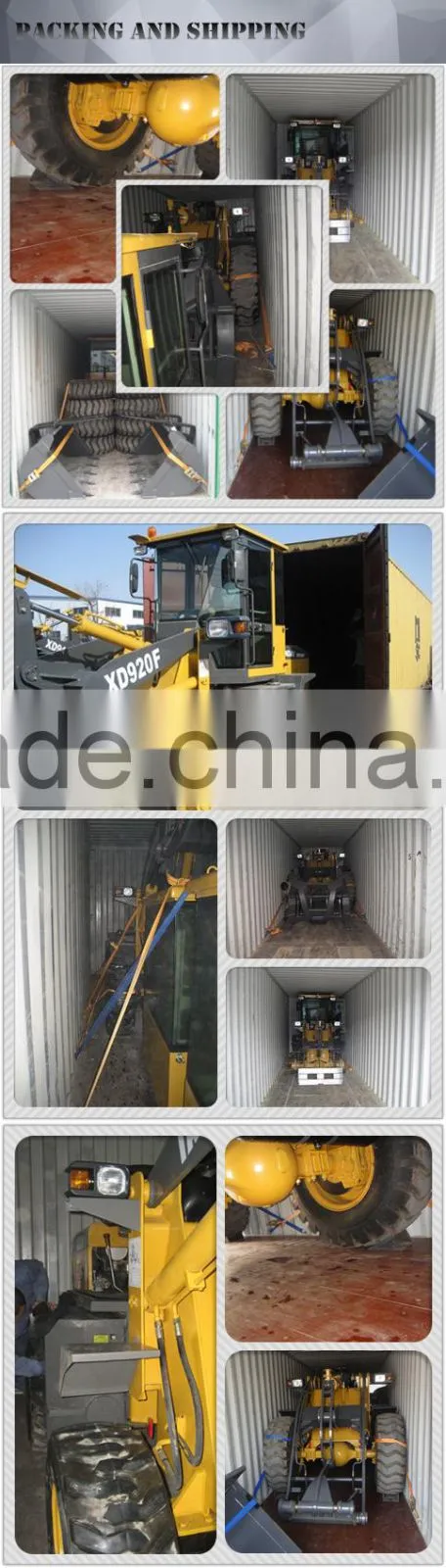 XD918F 4.5M 0.8Ton High Dump wheel loader china agricultural equipment